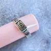 Anillo para Hombres Mayores Apertura Ajustable Estilo de Corte para Mujeres Diseño Retro de Nicho Marca de Moda Anillo de Estilo Frío Dedo Índice