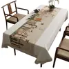Nova Toalha de Mesa Estilo Chinês, Impermeável, à Prova de Óleo, Lavável, Resistente ao Calor, Novo Modelo 2026, Toalha de Mesa de Centro de Alta Qualidade, Toalha de Mesa de Chá