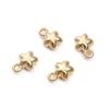 Colgante de plástico CCB con forma de estrella de cinco puntas, hecho a mano, pulsera de cuentas, cadena para teléfono móvil, accesorios de joyería con cuentas dispersas.