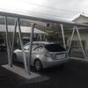 Estacionamento bilateral de liga de alumínio uso suporte de garagem painel de instalação de projeto fotovoltaico garagem