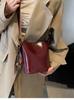 Bolso bandolera tipo cubo de tela, informal, de gran capacidad, para uso diario, con diseño de nicho, combinable con todo, sencillo y a la moda.