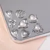 Brilho de Fada Flash Diamante Preservação de Cor Pingente Laço de Amor Pingente Material para Acessórios de Pulseira Colar DIY Contas