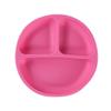 Nova tigela de compartimento de suplemento alimentar para bebês de talheres de silicone quatro ventosas reforçadas placa de aquecimento antiderrapante resistente a quedas