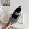 Sandalias de Encaje Hueco con Cordones para Niñas 2026 Nuevo Estilo Primavera/Verano Moda Infantil Versátiles Mary Janes Zapatos Pequeños de Cuero Zapatos Individuales Bordados