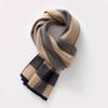Suéter de Cachemira 2026 Otoño e Invierno Nueva Moda Bufanda de Punto Gruesa Oversize Bufanda Cálida de Cuello Pequeño Chal para Hombres y Mujeres