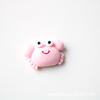 Serie de Medusas Oceánicas de Color Sólido Pegamento de Crema para Manualidades Funda para Teléfono Móvil Accesorios de Resina para Joyería Imán para Refrigerador Caja de Almacenamiento Parche