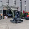 Escavadeira de esteira HT35 para exportação para a Rússia, escavadeira de construção com cabine, miniescavadeira para valas e trituração