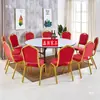 Silla para Conferencias de Hotel, Bodas, Banquetes, VIP, Tubo de Hierro, Aleación de Aluminio, Silla General, Mesa y Silla de Restaurante, Silla de Hotel