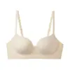 Sujetador push-up sin costuras para mujeres con poco busto, realza y sostiene los senos laterales, previene la flacidez, mejora la apariencia, soporte sin varillas, conjunto de sujetador cómodo