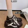 Zapatos de Entrenamiento Alemanes Estilo Retro con Cordones de Cuero Genuino Zapatos de Mujer 2026 Otoño Nuevos Zapatos Deportivos Casuales Versátiles Zapatos Forrest Gump