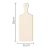 Soporte Transfronterizo para Etiquetado y Almacenamiento de Cocina Pequeña Bricolaje Decoración de Verduras para el Hogar Tablas de Cortar de Madera con Asas y Paleta de Madera Tablas de Cortar