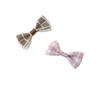 Lazo accesorios DIY Tela de encaje a cuadros Accesorios hechos a mano Accesorios para el cabello Zapatos Accesorios de flores Nudo de celosía pastoral