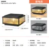 Iluminación para Decoración del Hogar Zhongshan Lámpara de Columna de Jardín de Aluminio Solar para Patio Nuevo Estilo Chino Lámpara Solar para Exteriores de Valla
