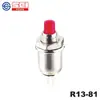 Interruptor de Botón Pulsador Pequeño Nuevo Sci Agujero de Montaje de 5.2 mm R13-81A Cumple con Ul Csa Rohs