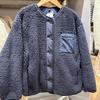 Roupas infantis Meninos/Meninas Cardigan de lã/Manga comprida Casaco de lã casual da moda 24 Outono e inverno Novo 472084