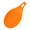 Tapete de Colher Fácil de Limpar, Tapete de Colher para Prato de Condimentos TPE Multicor, Tapete de Colher Resistente a Altas Temperaturas, Tapete de Colher Anti-Escaldante para Prato de Condimentos de Cozinha