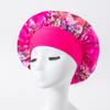 Nuevo Sombrero de Ala Ancha con Copa Redonda Estilo Europeo y Americano Estampado para Cuidado del Cabello Tela de Satín para Belleza de Mujer Accesorio de Satín Sombrero
