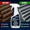 Kineshinex Removedor de Ferrugem, Agente de Limpeza e Remoção de Ferrugem em Metal, Adequado para Parafusos, Fechaduras de Porta, Ferramentas e Correntes para Uso Doméstico