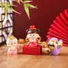 Guochao Caja Misteriosa de Hada Sin Preocupaciones Figura Decorativa Estilo Antiguo Sanador Juguete de Moda Celebridad de Internet Regalo Cultural Hecho a Mano Recuerdo