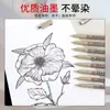 Jin Wannian Ponta Fina 0.05 Traço de Desenho 0.4mm Caneta Agulha Cabeça de Traço Gou Preto Caneta Cartoon 0.2 Caneta para Traço Fino