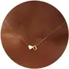 Colar de Aço Inoxidável Galvanizado 14K em Formato de Coração com 26 Letras Colar com a Primeira Letra do Coração Colar Feminino Atacado em Estoque