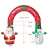 Arco Inflável de Natal da Amazon Papai Noel Boneco de Neve Cruz Brilhante Arranjo de Árvore de Natal Transfronteiriço Adereços Decorativos