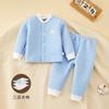 Ropa Acolchada de Otoño para Recién Nacidos y Pantalones Largos Conjunto de Ropa Interior Térmica Engrosada para Niños de Otoño e Invierno Ropa de Otoño para Bebé