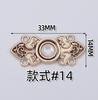 Botones Decorativos Hanfu, Botones Vintage Estilo Chino para Cheongsam, Botones de Rana Metálicos para Cheongsam, Herramienta Desmontable para Ceñir la Cintura de los Jeans