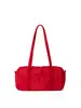 Bolsa Tote de Ombro Estilo Coreano Transfronteiriça Estilo Preguiçoso Cor Sólida Leve para Axila Grande Capacidade Versátil para o Dia a Dia