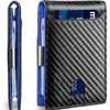 Portatarjetas de Fibra de Carbono para Hombre Europeo y Americano en Stock, Cartera Simple de Cuero, Funda Plegable para Hombre 80% de descuento Cartera Ultra-Delgada para Hombre, Transfronterizo