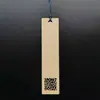 Marcador de Página de Madeira Não Acabado Marcador de Página Vazio Não Acabado Etiqueta de Madeira DIY Marcador de Página Retangular Vazio Ornamento