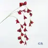 Flores de orquídea artificiais pendentes para decoração de casa, arranjos florais para casamentos e decoração de salão de cerimônias, flores pendentes para decoração de casa