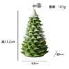 Vela de árvore de Natal Decoração com senso de atmosfera natalina Presente de feriado Vela em formato de alce anão Vela