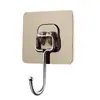 Gancho Grande Dorado Gancho de Acero Inoxidable Sin Taladro Fuerte Carga Adhesivo Colgador de Puerta Gancho para Ropa Sala de Estar Cocina