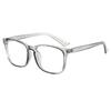 Gafas de ordenador antirradiación con lentes planas antiazules para hombres y mujeres, montura retro, montura cuadrada, FD04947516
