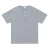 Camiseta de Manga Curta Ins Original Marca Nacional da Moda Gola Henry Simples Pequena Fresca Cleanfit Versão Pequena para Homens e Mulheres Ins