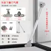 Hettich Puerta de Cristal con Marco de Aluminio Minimalista abatible con Pistón de Gas para Parada Libre, Puerta de Gabinete Hidráulica Ultracorta