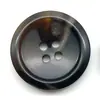 Botones de Resina de Alta Gama, Botones Brillantes de Cuatro Agujeros, Botones Redondos Mate, Botones Decorativos para Abrigos y Gabardinas, Botones Cosidos a Mano para Trajes