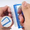 Herramientas para Uñas Artísticas al por Mayor: Cepillo Grande de Cuerno, Cepillo para Polvo de Limpieza de Uñas Semitransparente, Cepillo de Uñas de Cerdas Suaves