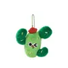 Pingentes de pelúcia estilo Instagram de cacto tropical e coqueiro, bonecas de plantas fofas, pequenos acessórios para mochilas e chaves, atacado