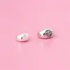 Colgante de Plata de Ley S925 Maciza Estilo Mismo que Xiaohongshu Colgante de Candado de Plata Accesorios de Plata para Pulsera Collar DIY Cuerda