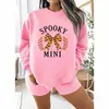Comércio Exterior Transfronteiriço Halloween Assustador Mini Estampado Gola Redonda Moletom Amazon Wish Peça Única Atacado Temu