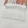 Transfronteiriço 35 Cores 17cm Borda de Pico de Montanha Renda com Lantejoulas e Franjas de Borla Acessórios para Fantasia de Performance Latina Sapatos Bolsas