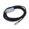 Cable de video de datos de alta definición tipo C a DisplayPort macho a macho para monitores de computadora para juegos adaptador de alta definición 8K60Hz