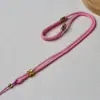 Corda Semi-Acabada Trançada para Pingente de Jade Hetian, Cordão de Pingente Estilo Longo Espesso, Corrente de Pescoço Infantil, Cordão de Colar Acabado para Mulheres