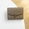 Cartera de Mujer Transfronteriza Estilo Coreano Ins Corta Moderna Multicolor Multitarjeta Tarjetero Multifuncional Monedero con Cremallera para Mujer