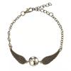 Pulsera de Harry Potter Bola Brillante Snitch Dorada con Alas Pulsera Dorada de Harry Potter Europea y Americana