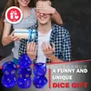 Nuevo Zafiro Azul de Gran Venta Ojo de Gato Diamante Multifacético Poliédrico Dados Digitales Dnd Trpg Juego de Dungeons and Dragons