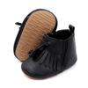 Sapatos de cano alto para bebês e crianças pequenas 0-1 ano feminino sola macia couro PU macio franja sapatos de bebê sapatos de bebê atacado BJZ3139