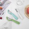 Pelador de acero inoxidable para frutas, verduras y manzanas, cuchillo multifuncional para cocina, venta directa de fábrica